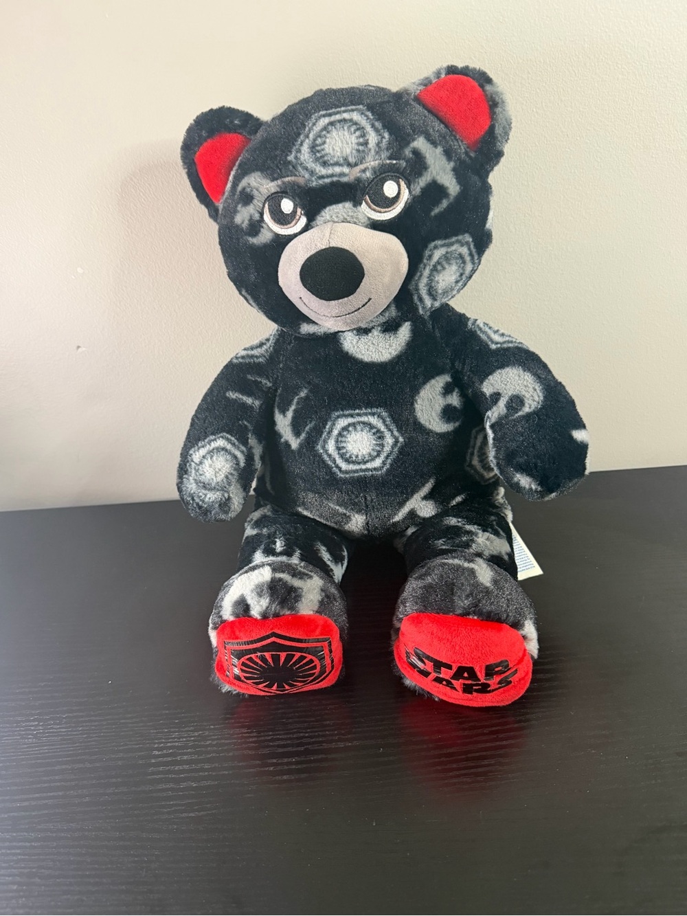 Build A Bear Star Wars Dark Light Side Reversible Plush Bear